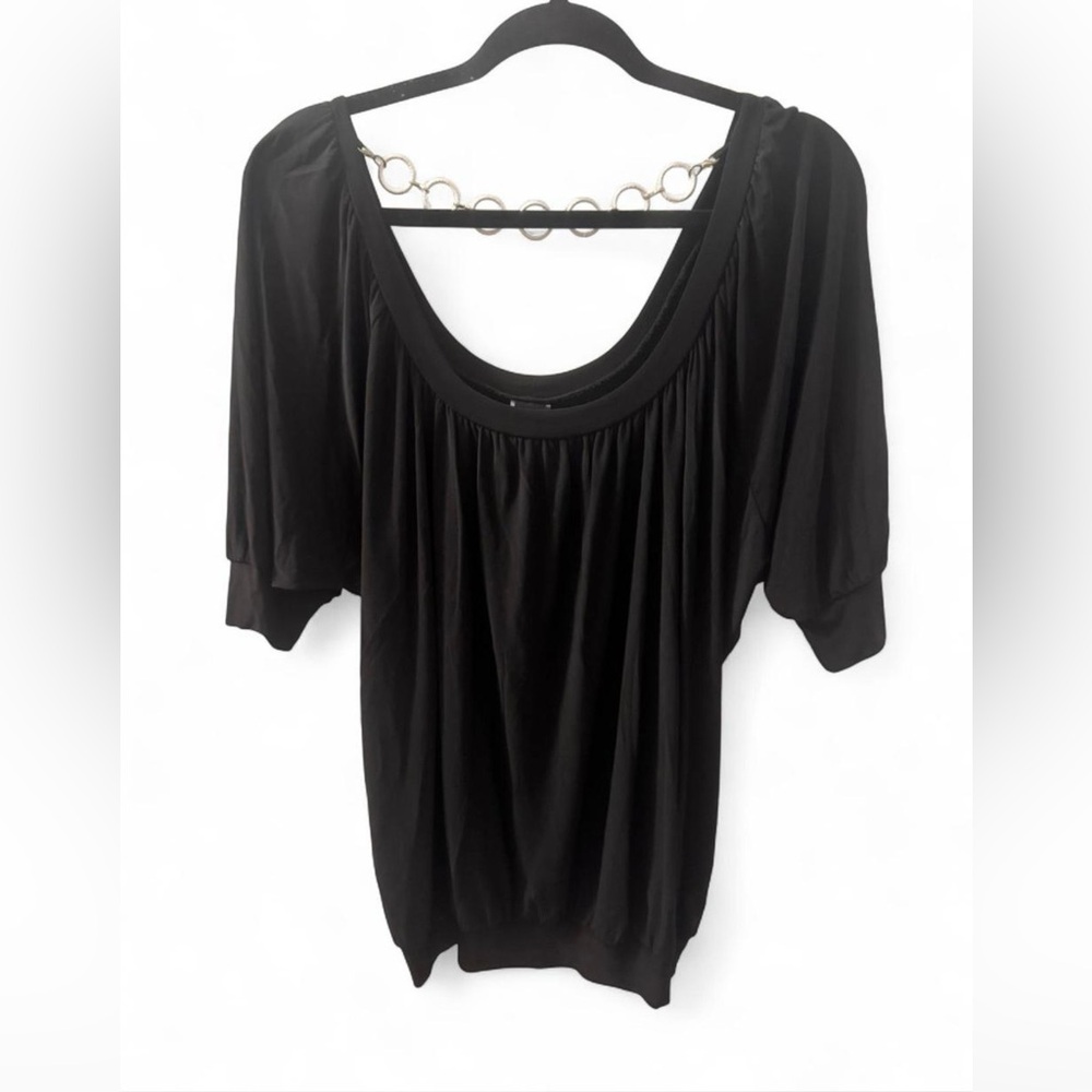 Wrapper Black Women's Blouse
